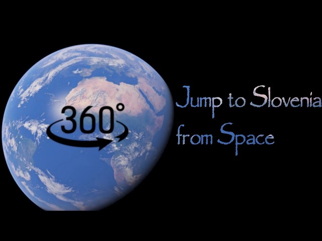 Epic Jump to Slovenia from Space | Ljubljana | 360° | The Earthian Scenic | 4K | Tivoli Park | VR