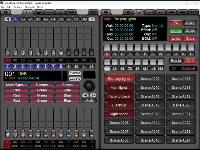 ShowMagic SL Free - Start Guide - Part 2 - Creating Lighting Events