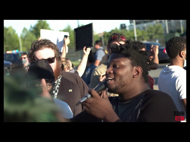 BLM protest rally on The Plaza in Kansas City Missouri