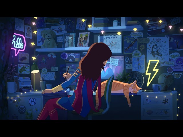 The Marvels x Lofi Girl | Relax & Study w/Ms. Marvel | 1 Hour lofi version