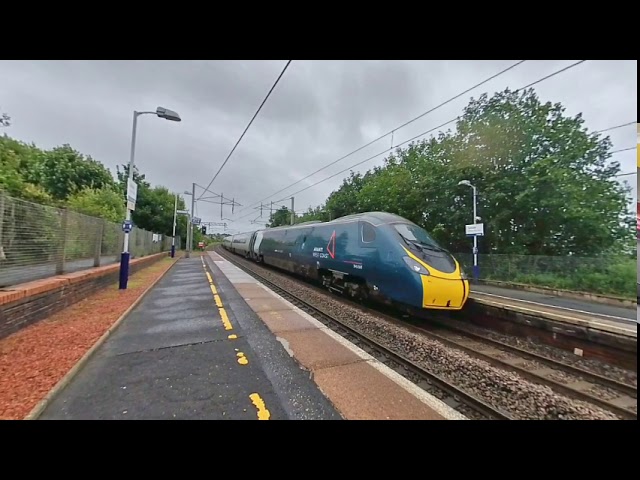 Carluke, Pendolino train on 20/07/13 at 1139 VR180