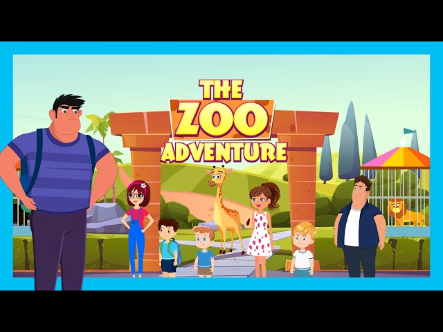 THE ZOO ADVENTURE | ZOO Animals for Kids | Learn with Tia & Tofu | English Speaking Stories For Kids