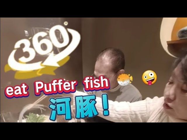 360° Vlog - Guenpin in Osaka-Puffer Fish Specialist 河豚全餐 #退休生活 #retirementlife