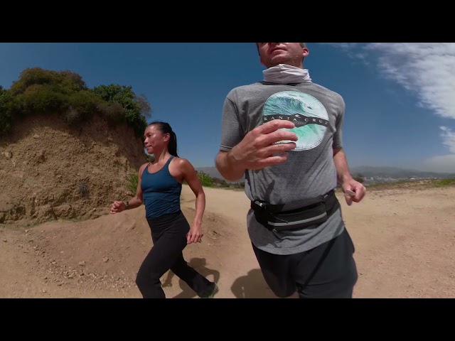 4k 360 Trail running Griffith Park Hogback loop 3-22-21 part 4 VIDEO 1678