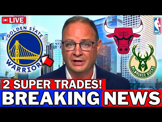 NEW REPORT! WARRIORS MAKING 2 SUPER TRADES! A BIG DEAL WITH THE BUCKS OR BULLS? WARRIORS NEWS