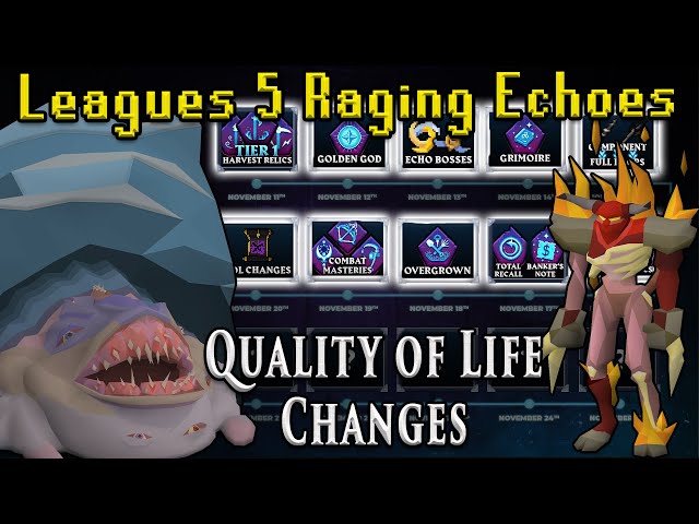 Jagex Just Made MASSIVE Quality of Life Changes for Leagues 5