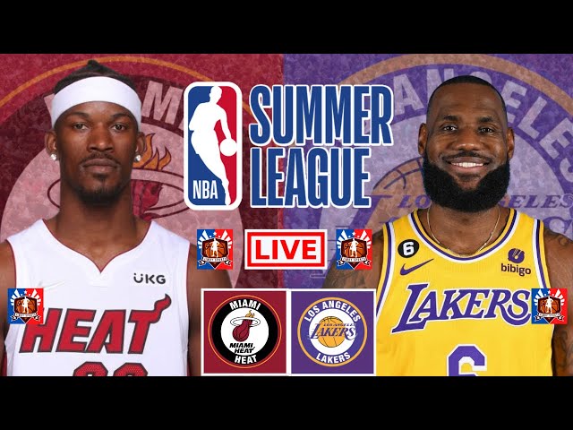 Miami Heat vs Los Angeles Lakers | NBA Summer League Live Scoreboard 2023 | Jimby Sports