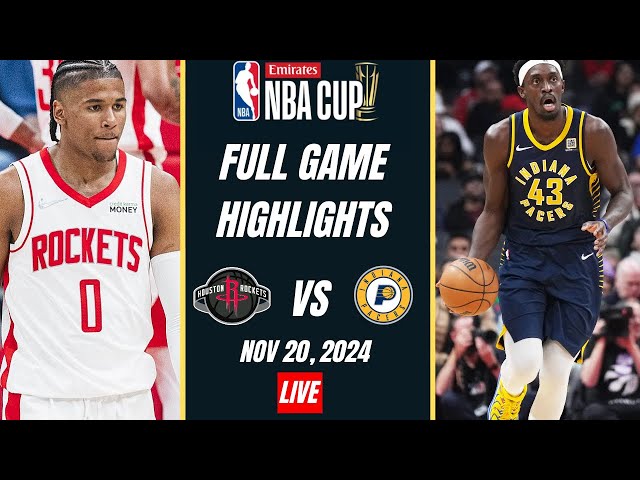 🔴 LIVE ROCKETS VS INDIANA | NBA | Match LIVE Today | houston rockets vs indiana pacers