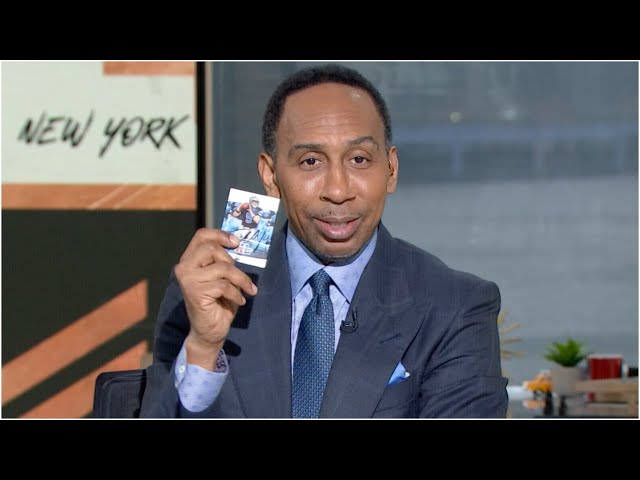 Stephen A. gets a SIGNED Dan Orlovsky NFL card as a gift?! 😂 | First Take