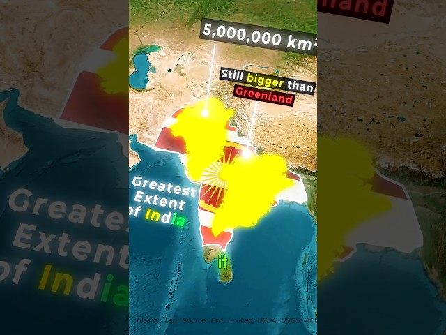 India's Greatest extent... 🇮🇳💪😲