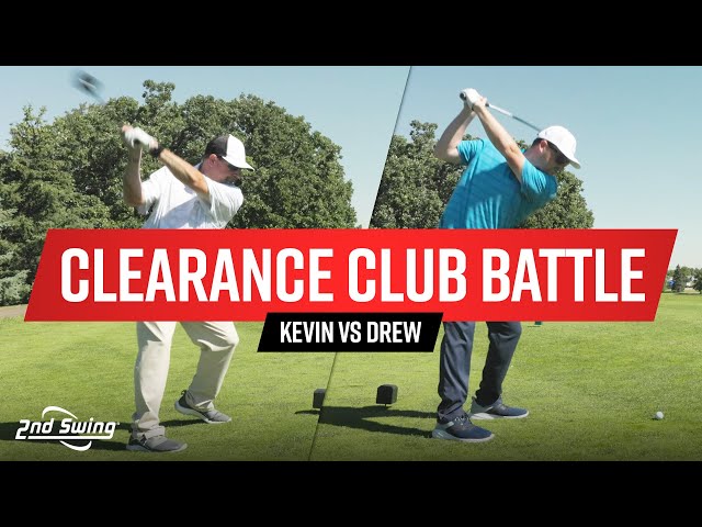 Clearance Golf Clubs Challenge! Kevin vs Drew