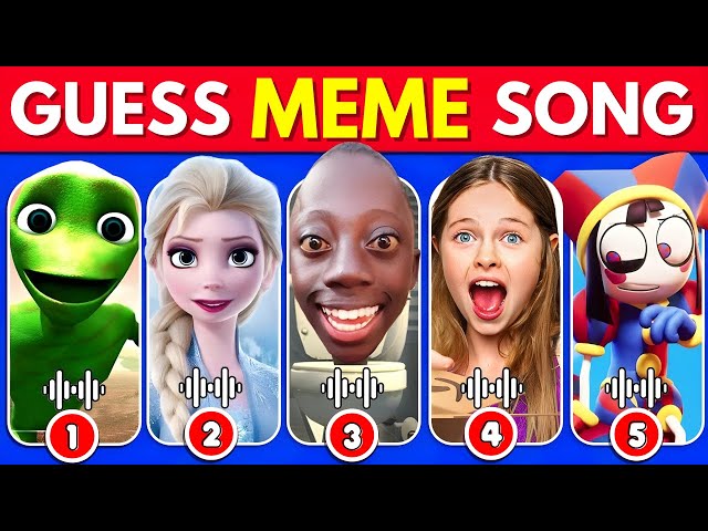 GUESS MEME & WHO'S SINGING 🎤🎵🔥 | Lay Lay, King Ferran, Salish Matter, MrBeast, Tenge Tenge, Elsa