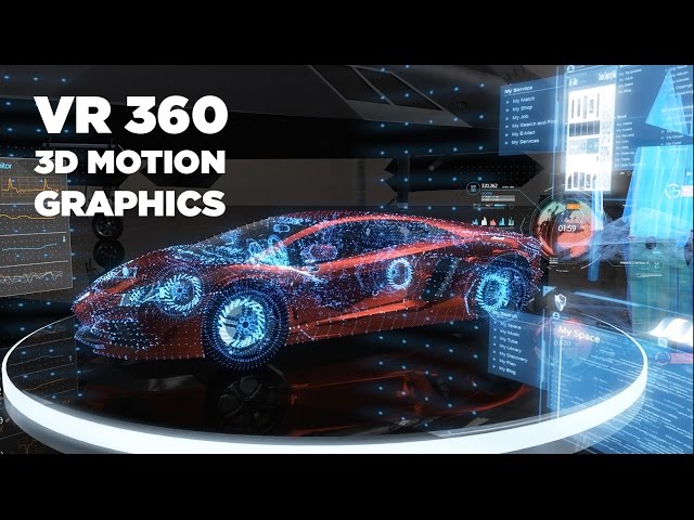 Hi-Tech 3D Motion Graphics | 360 Video 4K