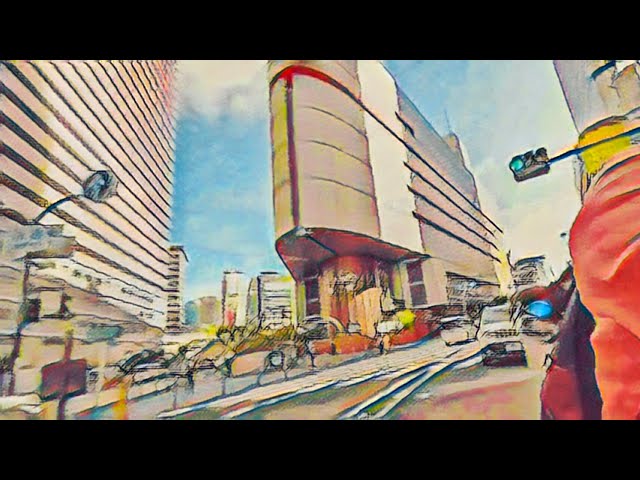 【VR360°】#5 大阪 梅田 /OSAKA UMEDA  -The Dog that Rides a Motorcycle- Music by NCS