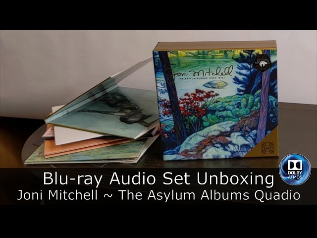 Unboxing Joni Mitchell - The Asylum Albums Quadio Set - Blu-ray Audio Stereo, Quad, and Atmos