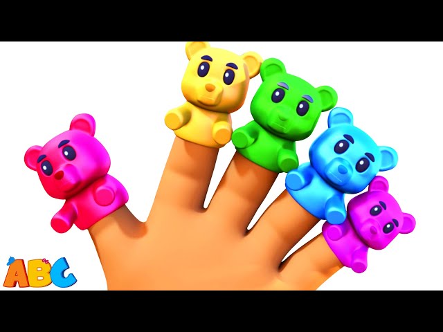 Gummy Bear Finger Family Song + More Fun Kids Song Collection By  @AllBabiesChannel