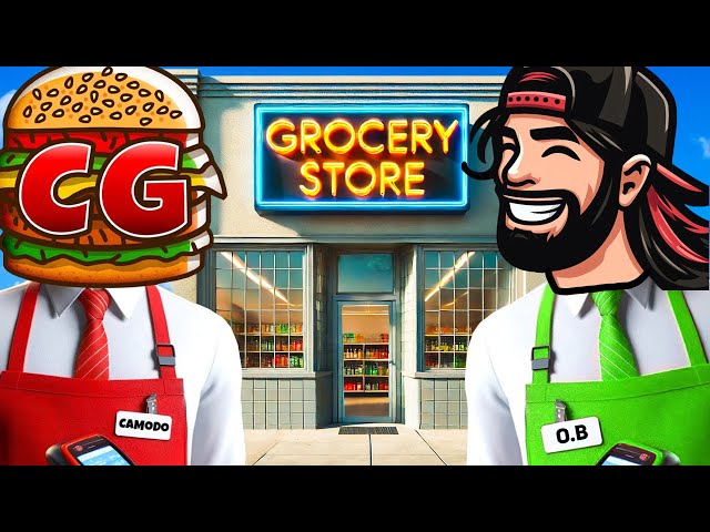 Two Best Friends Open a GROCERY Store?! - Grocery Store Simulator