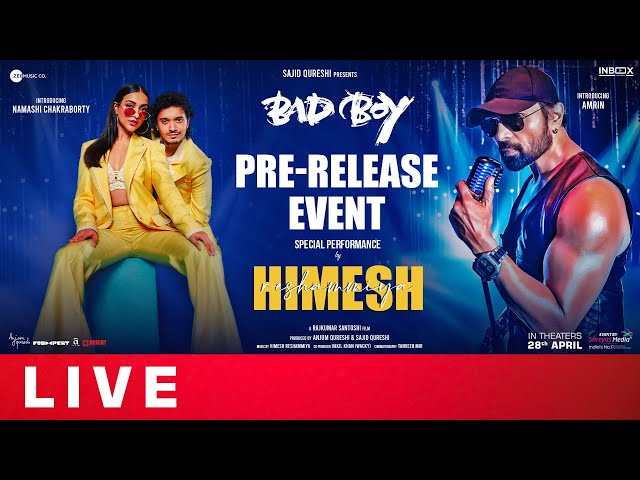 Bad Boy Pre-Release Event Live | Namashi | Amrin | Rajkumar Santoshi | Shreyas Media