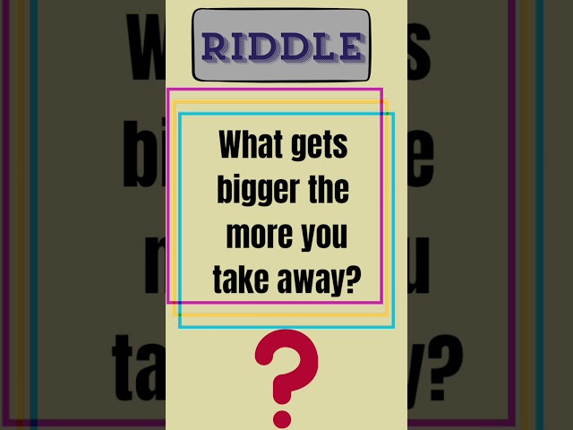 RIDDLE | ENGLISH RIDDLES WITH ANSWER #SHORTVIDEO