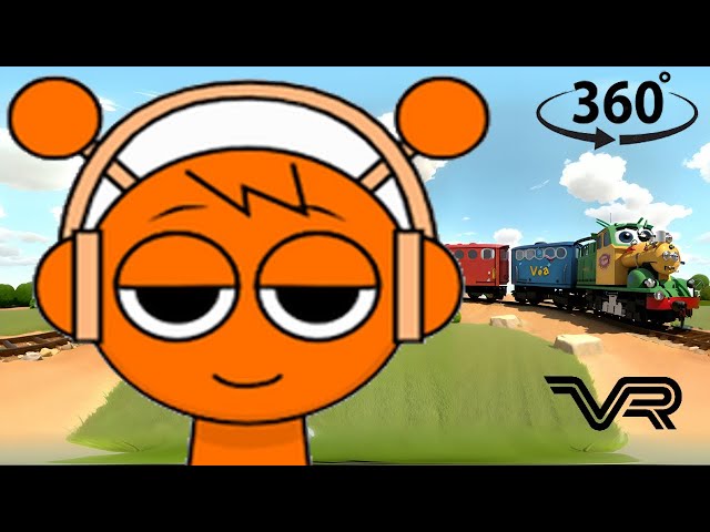 Find Incredibox Sprunki Orange Oren  in 15 Seconds in 360° VR  Animation