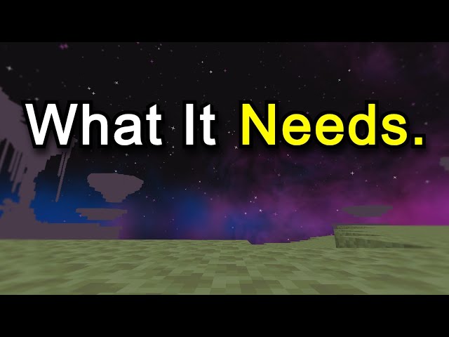 What Minecraft's End Update Needs