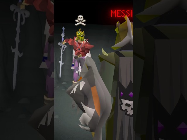 MESSIAH IS SCARED OF PKERS!!!🚨 #oldschoolrunescape #osrs