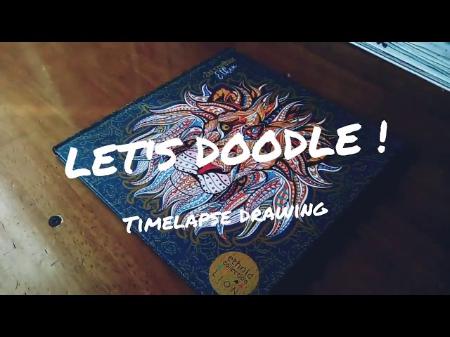 DOODLE SKETCHBOOK || timelapse drawing