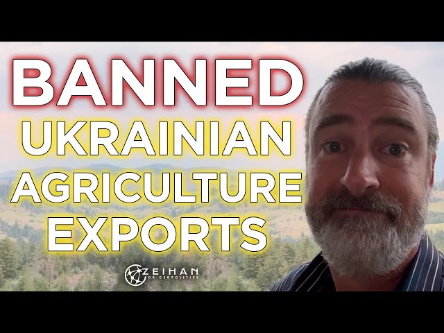 5 EU Countries BAN Ukrainian Agriculture Exports || Peter Zeihan