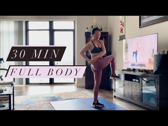 30 MIN FULL BODY WORKOUT - Small Space, No Jumping, No Equipment