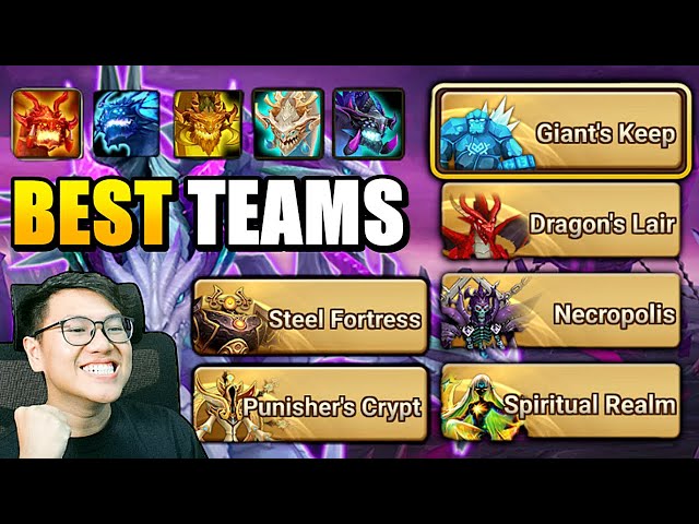 My Best Farming Teams For ALL Dungeons In Summoners War 2023