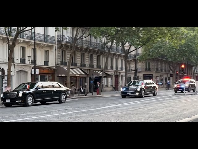 US President Joe Biden motorcade in Paris (june 2024) [episode II] / Cortège de Joe Biden à Paris