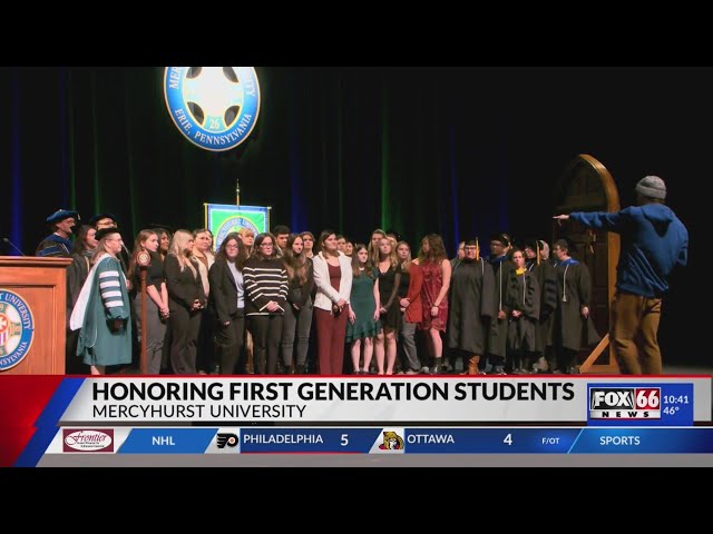 Mercyhurst University honors first gen college students, staff members