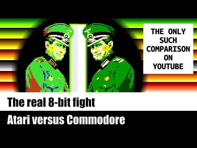 🚀 The real 8-bit fight Atari versus Commodore (800XL vs 64) (comparison of legendary computers)