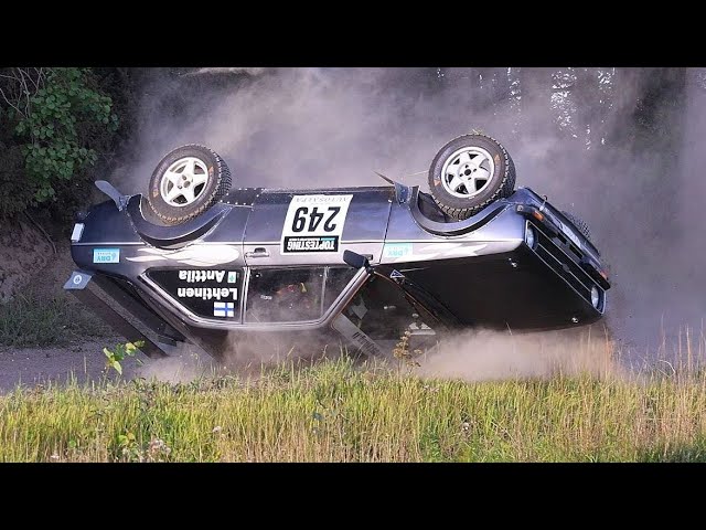 Lahti Historic Rally 2023 Crash And Action