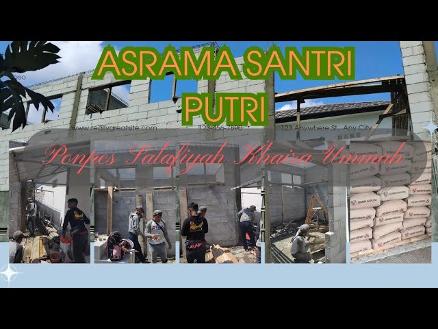 LUAR BIASA ‼️REALISASI ASRAMA SANTRI PUTRI  CEPAT #asrama #santriputri #amaljariyah #jumatberkah