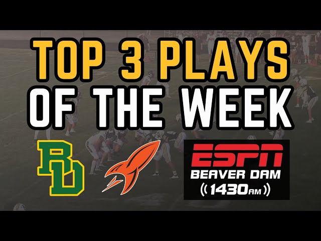 Top 3 Plays of the Week - 10.14.24