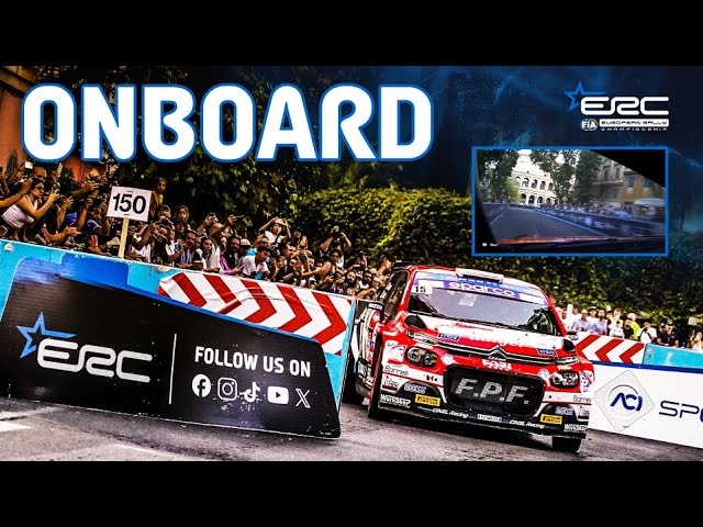 FULL Onboard Crugnola SS1 | ERC Rally di Roma Capitale 2024