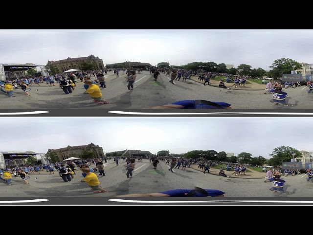 2019 Stanley Cup Playoffs Blues Game #4 3D 360 VR Outside the Rink