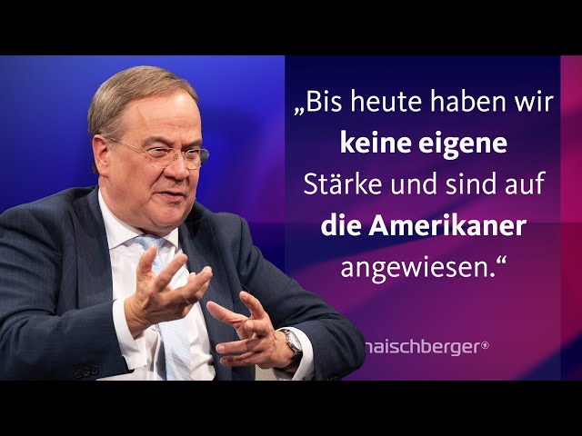 Armin Laschet (CDU) über Donald Trump, den Ukraine-Krieg und das Ampel-Aus | maischberger