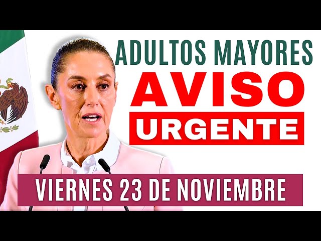 💥PARA LOS ADULTOS MAYORES 65 Y MAS QUE RECIBIRÁN la PENSIÓN💥