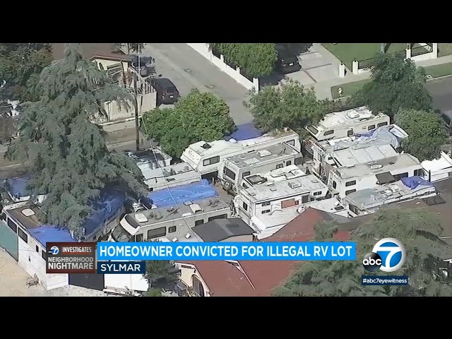 Owner of Sylmar RV lot pleads no contest, is ordered to clean property