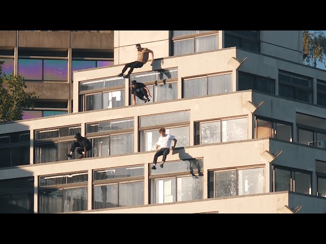 IN & OUT Rooftop Parkour Challenge - Road trip day 2 🇬🇧