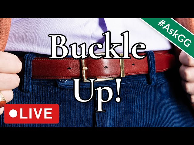 LIVE: Buckle Up For The Launch of Our New Belts! #AskGG