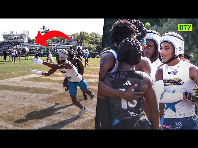 THE BIGGEST 7ON7 GAME OF THE YEAR!!! TRILLION BOYS & RAW MIAMI WERE TALKING CRAZY BEFORE THIS GAME