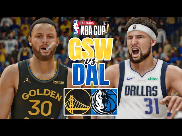 NBA CUP 2K25: WARRIORS vs MAVERICKS | PS5 PRO GAMEPLAY [4K UHD]