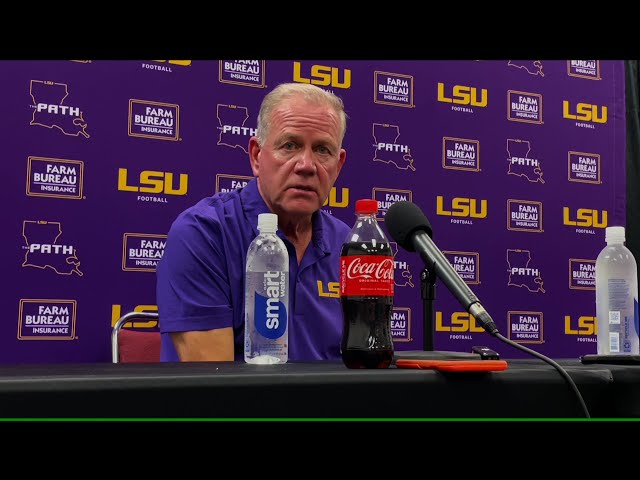 LSU Brian Kelly LOSS to Texas A&M postgame