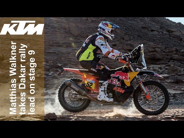 Matthias Walkner takes Dakar 2022 rally lead on stage nine (KTM News with subtitles)