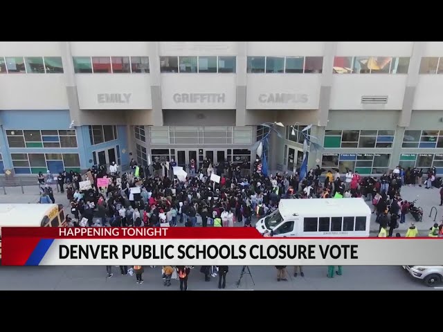 Denver Public Schools to vote on school closures Thursday night