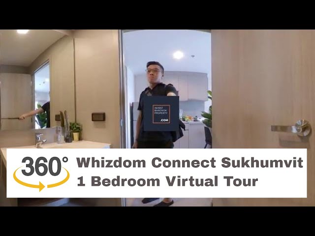 Whizdom Connect Sukhumvit 101 | 1 Bedroom Actual Unit Virtual Tour