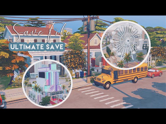 Ultimate SAVE FILE OVERVIEW (NEW FAMILIES & INCREDIBLE BUILDS.)|The Sims 4